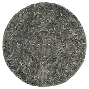 Mitra Black Geometric - N5038 - 8' Round