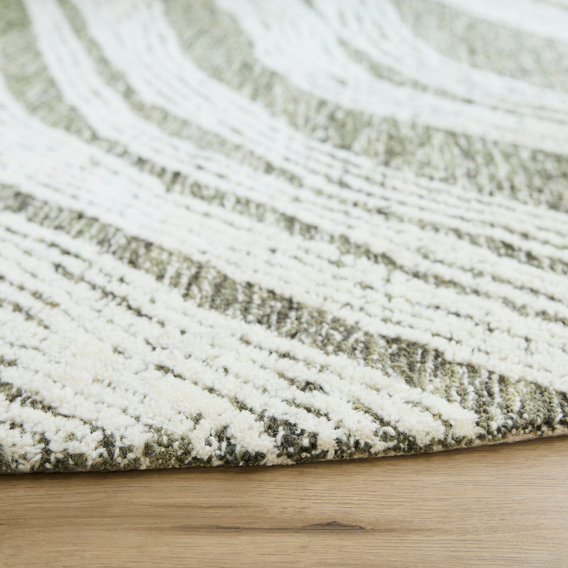 Mitra Green Waves - N5039 - 10' Round