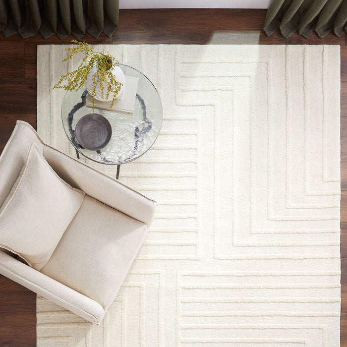 Mitra Ivory Geometric - N5040 - 10' x 13'