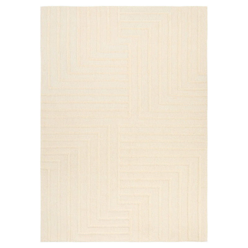 Mitra Ivory Geometric - N5040 - 7' x 9'