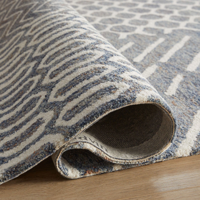 Mitra Blue Geometric - N5041 - 7' x 9'