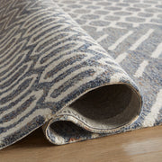 Mitra Blue Geometric - N5041 - 5' x 8'