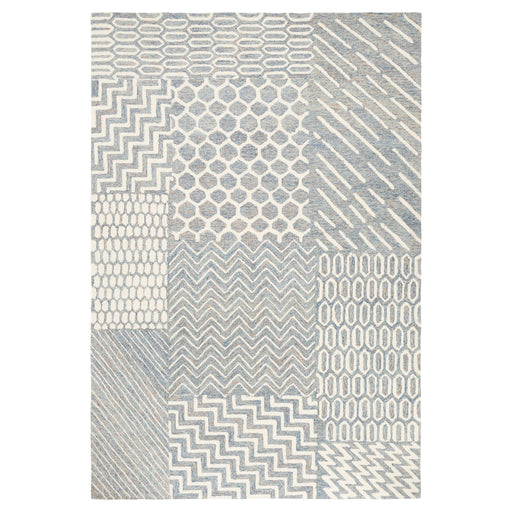 Mitra Blue Geometric - N5041 - 10' x 13'