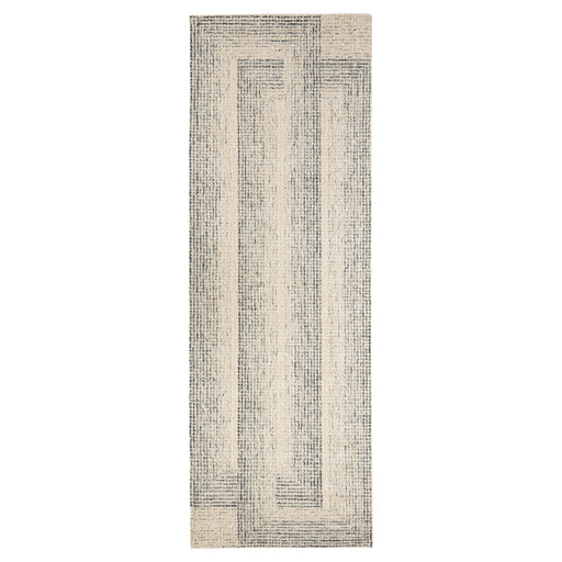 Laid Back Luxe Ivory Blue Geometric - N5047 - 3' x 10' Runner