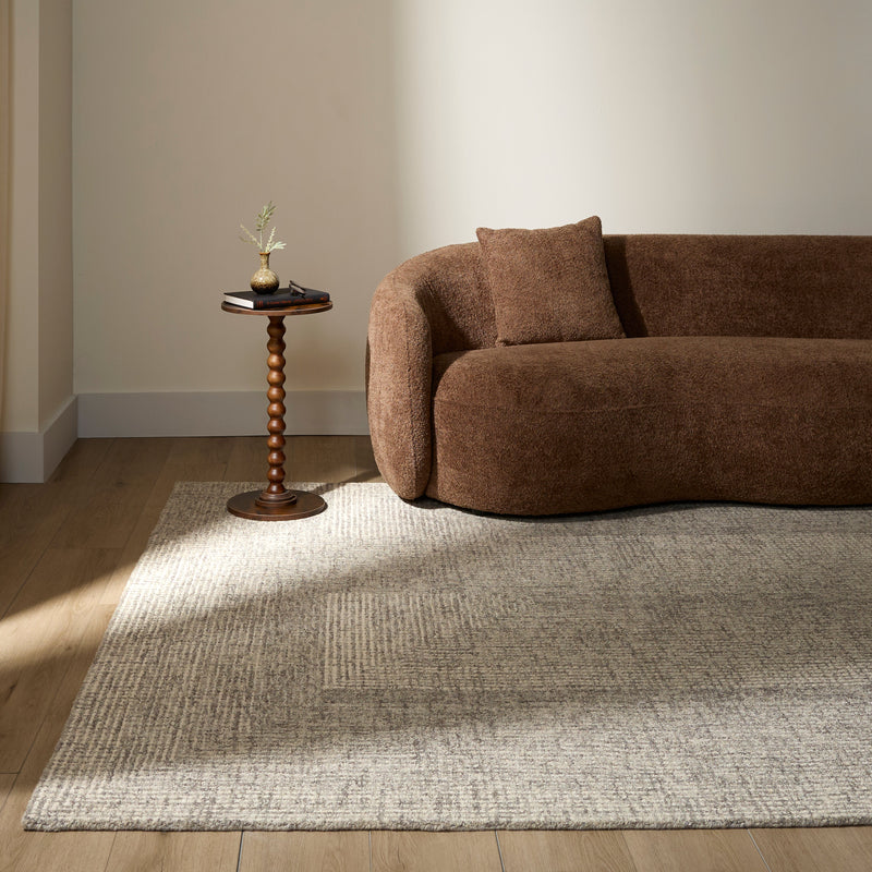 Laid Back Luxe Gray Ivory Geometric - N5048 - 8' x 11'