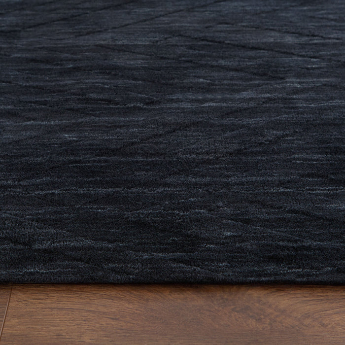 Kirti Black Geometric - N6001 - 7' x 9'