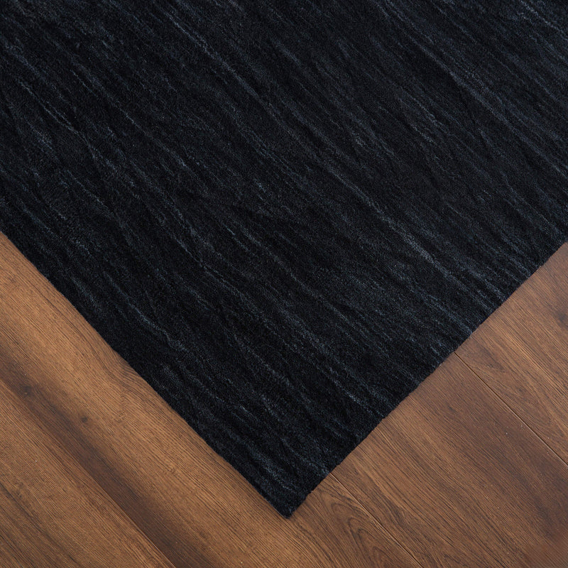 Kirti Black Geometric - N6001 - 5' x 8'