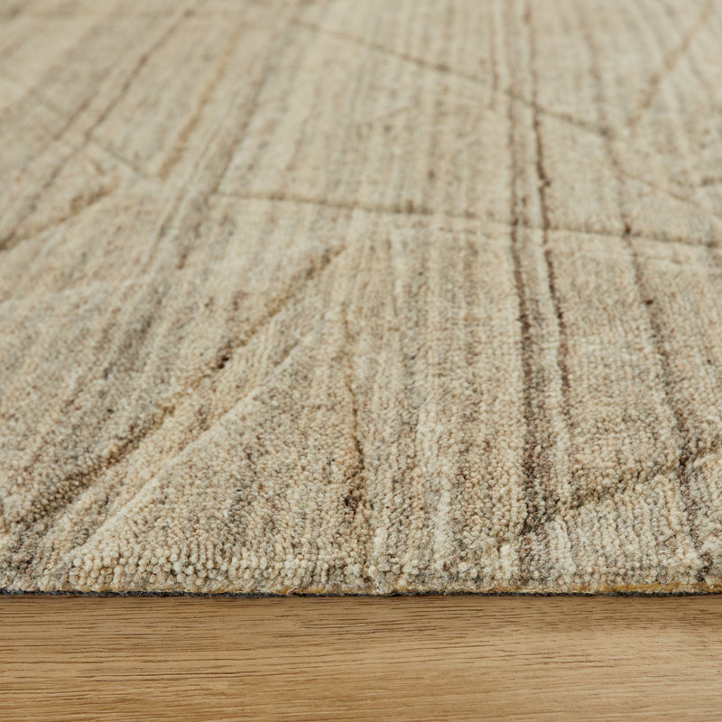 Kirti Beige Geometric - N6002 - 5' x 8'