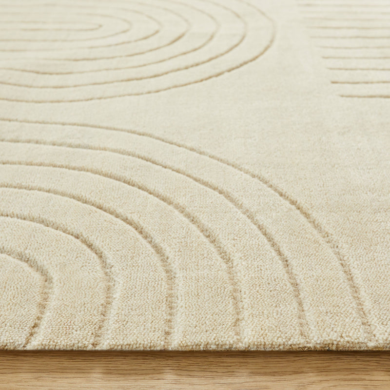 Kirti Ivory Geometric - N6003 - 5' x 8'