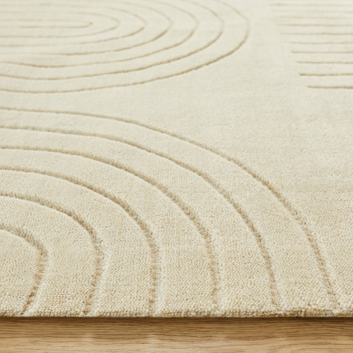 Kirti Ivory Geometric - N6003 - 5' x 8'