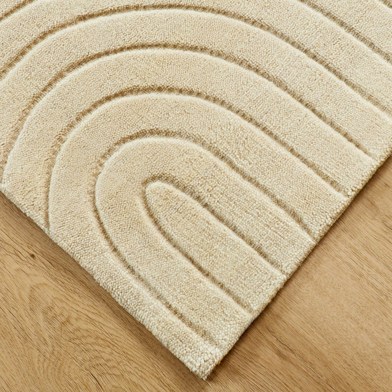 Kirti Ivory Geometric - N6003 - 5' x 8'