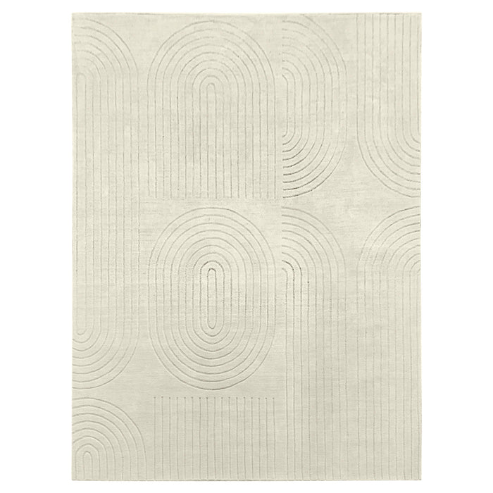 Kirti Ivory Geometric - N6003 - 10' x 13'