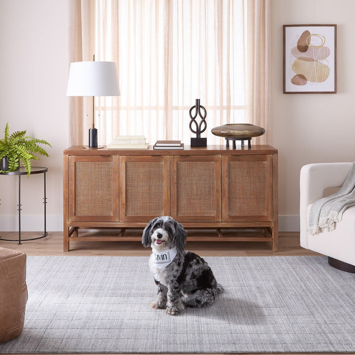 Kirti Gray Geometric - N6004 - 5' x 8'