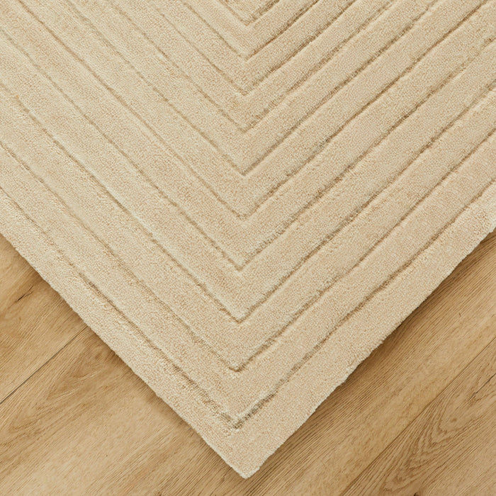 Kirti Ivory Geometric - N6005 - 7' x 9'