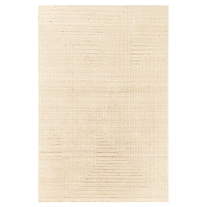 Kirti Ivory Geometric - N6005 - 10' x 13'