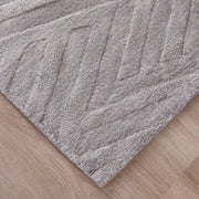 Pari Gray Chevron Herringbone - N6006 - 5' x 8'
