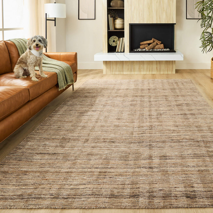 Pari Brown Stripe - N6009 - 5' x 8'