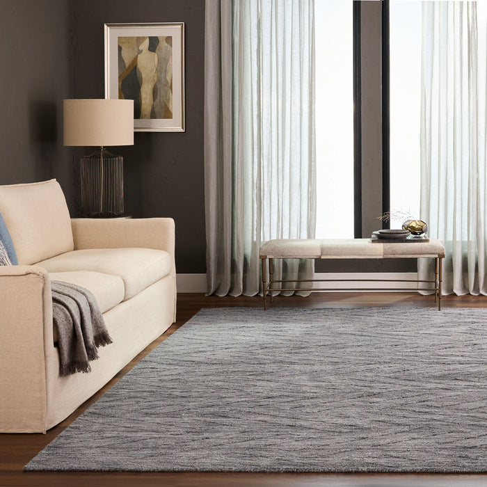 Pari Gray Chevron Herringbone - N6011 - 8' x 11'