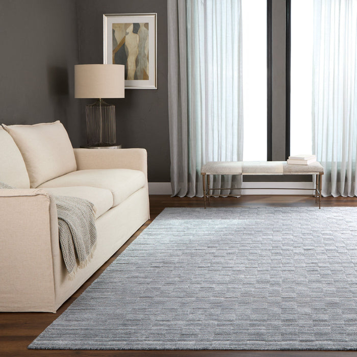 Pari Blue Checkerboard - N6012 - 10' x 13'