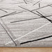 Sesia Gray Linear Geometric - R1001 - 3' x 8' Runner