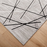Sesia Gray Linear Geometric - R1001 - 5' x 8'