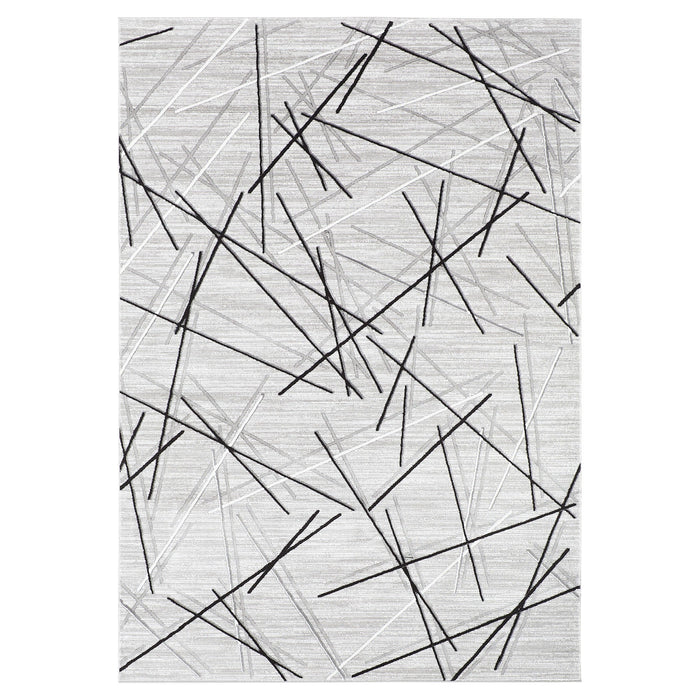Sesia Gray Linear Geometric - R1001 - 8' x 11'