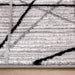 Sesia Gray Linear Geometric - R1002 - 3' x 8' Runner