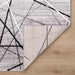 Sesia Gray Linear Geometric - R1002 - 3' x 8' Runner