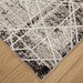Sesia Black Ivory Linear Geometric - R1003 - 3' x 8' Runner