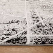 Sesia Black Ivory Linear Geometric - R1003 - 5' x 8'