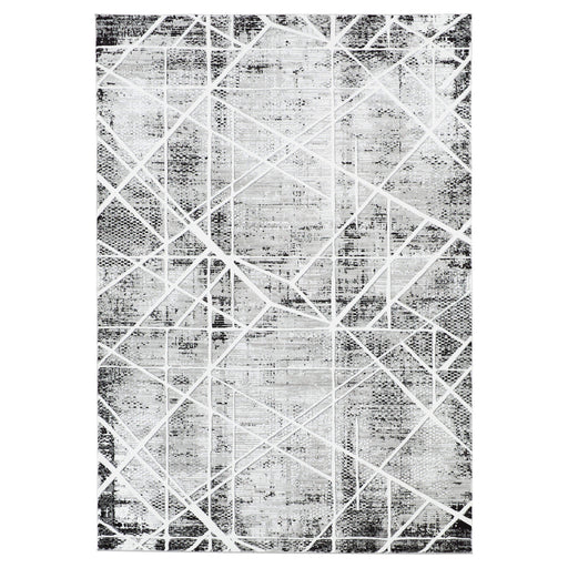 Sesia Black Ivory Linear Geometric - R1003 - 5' x 8'