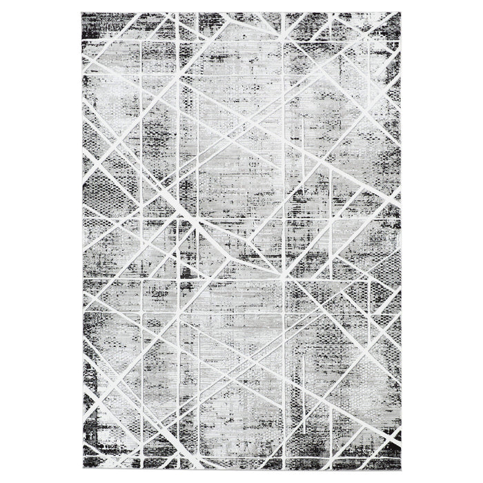 Sesia Black Ivory Linear Geometric - R1003 - 7' x 9'