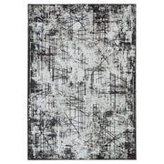 Sesia Black Ivory Linear Geometric - R1004 - 5' x 8'