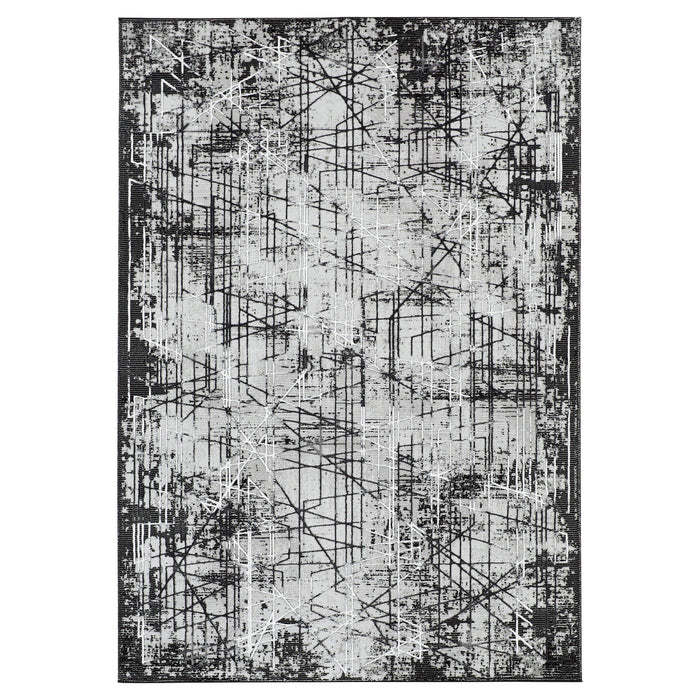Sesia Black Ivory Linear Geometric - R1004 - 10' x 13'