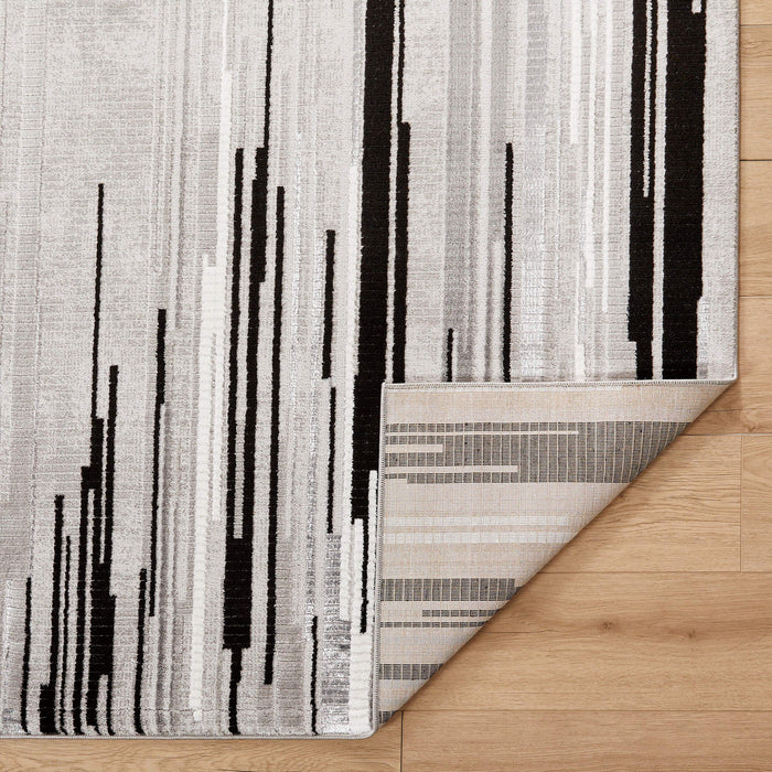 Sesia Black Ivory Linear - R1005 - 5' x 8'