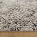 Sesia Black Gray Linear Geometric - R1006 - 3' x 8' Runner