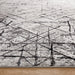 Sesia Black Gray Linear Geometric - R1006 - 5' x 8'