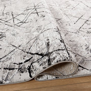 Sesia Black Gray Linear Geometric - R1006 - 5' x 8'