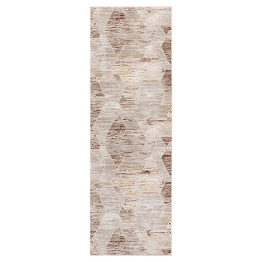 Baltea Brown Geometric - R1007 - 3' x 8' Runner