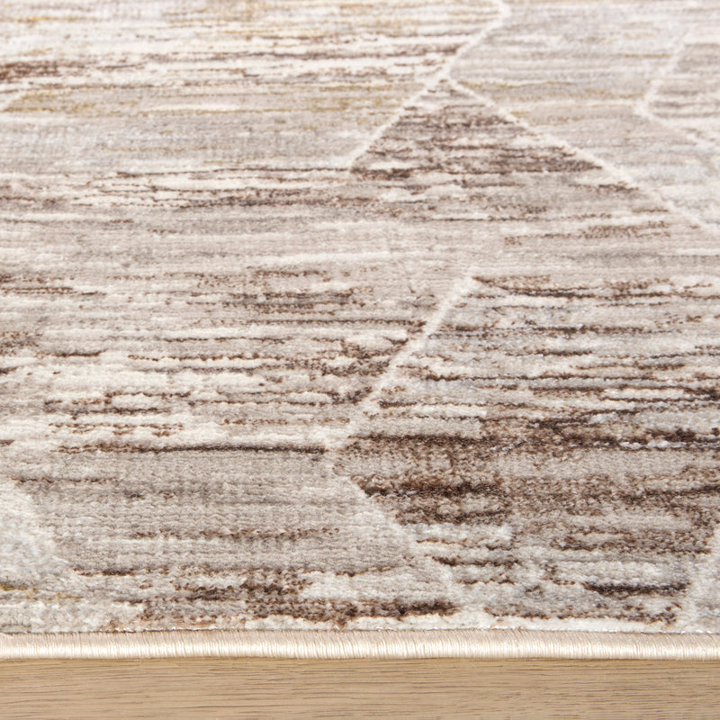 Baltea Brown Geometric - R1007 - 3' x 8' Runner