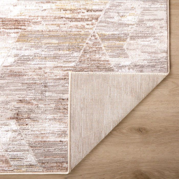 Baltea Brown Geometric - R1007 - 3' x 8' Runner