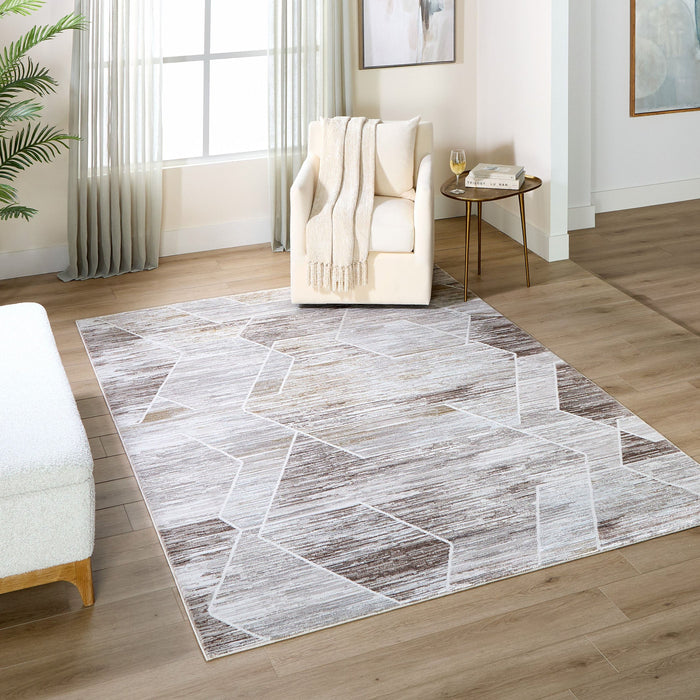 Baltea Brown Geometric - R1007 - 7' x 9'