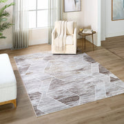 Baltea Brown Geometric - R1007 - 2' x 3'