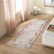 Baltea Brown Geometric - R1008 - 3' x 8' Runner
