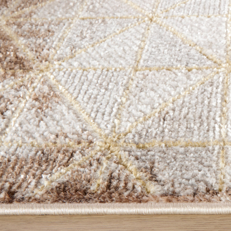 Baltea Brown Geometric - R1008 - 3' x 8' Runner