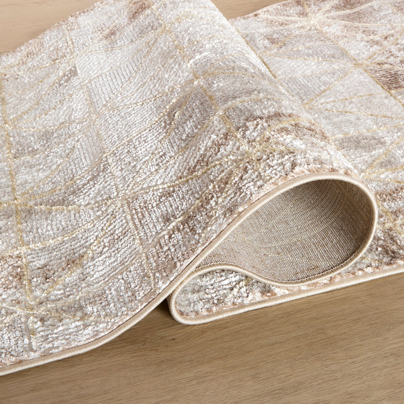 Baltea Brown Geometric - R1008 - 3' x 8' Runner