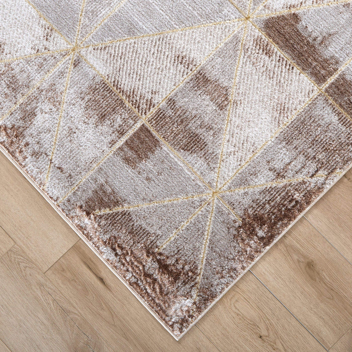 Baltea Brown Geometric - R1008 - 8' x 11'