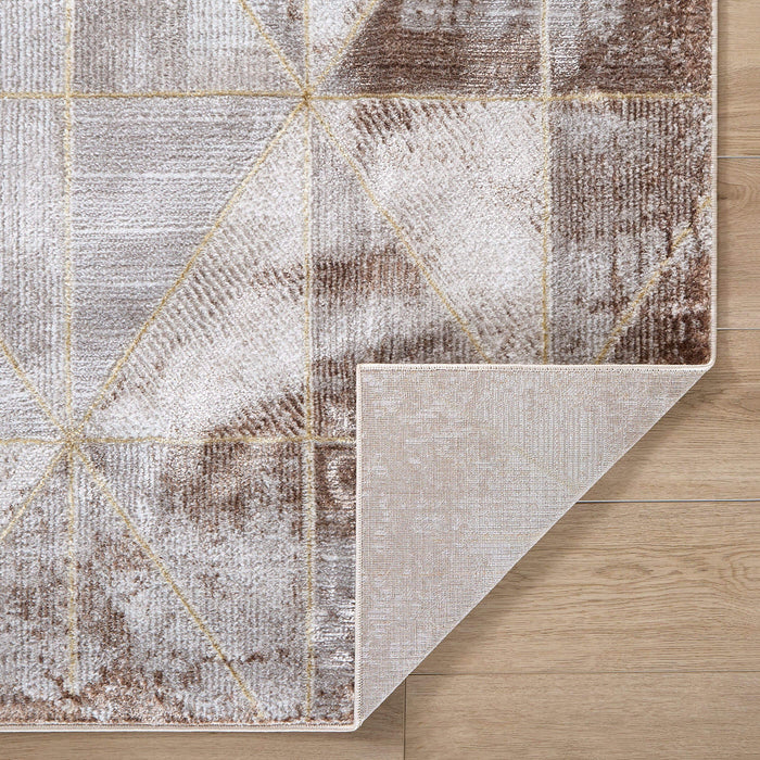 Baltea Brown Geometric - R1008 - 10' x 13'