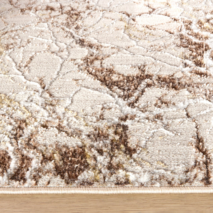 Baltea Brown Marble Striations - R1009 - 3' x 8' Runner