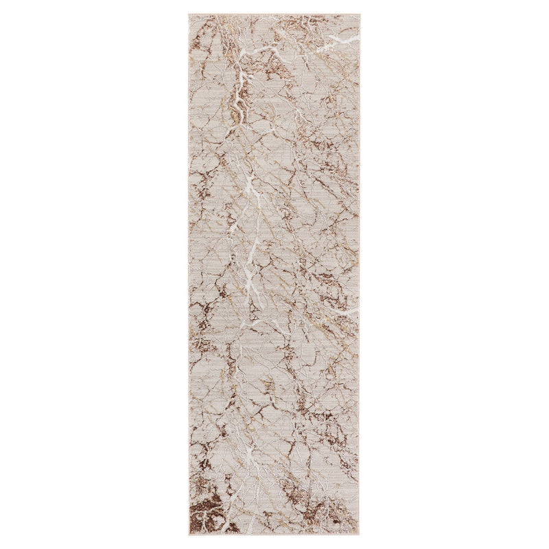 Baltea Brown Marble Striations - R1009 - 3' x 8' Runner